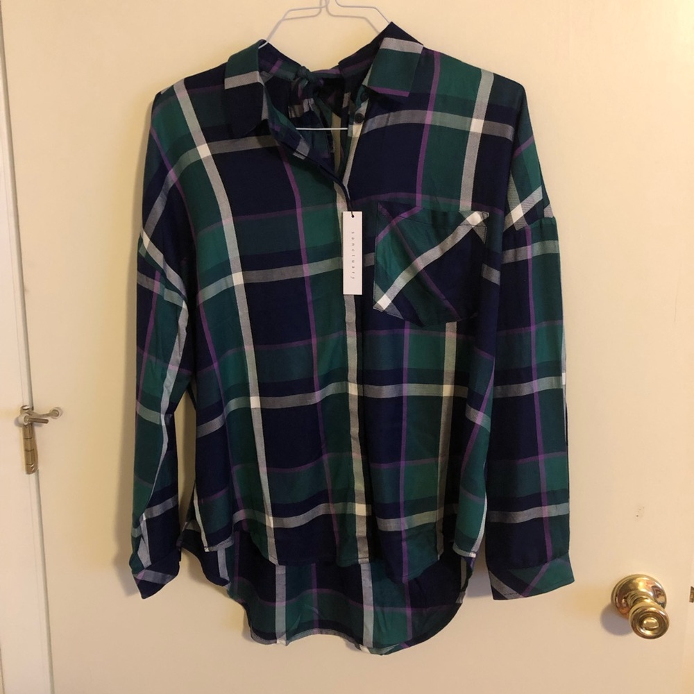 SANCTUARY
Green Women's Small Flannel